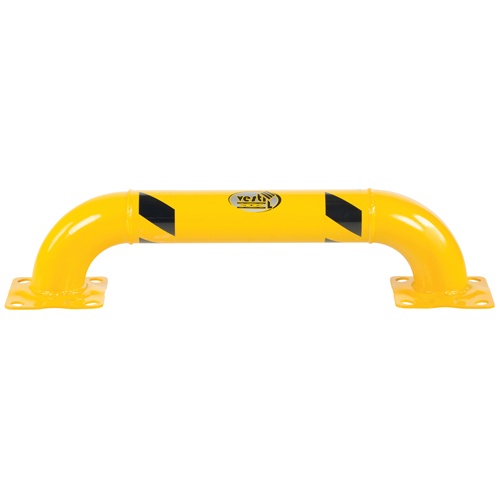 Low Profile Rack Guards, 3' W x 0.75' H, Yellow D. Morneault & Fils