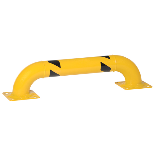Low Profile Rack Guards, 3' W x 0.75' H, Yellow D. Morneault & Fils