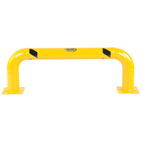 Low Profile Rack Guards, 4' W x 1.4' H, Yellow D. Morneault & Fils