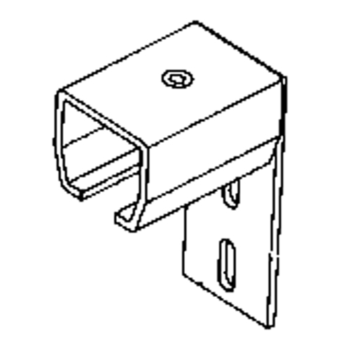 Curtain Partition Wall Mount End Connector D. Morneault & Fils