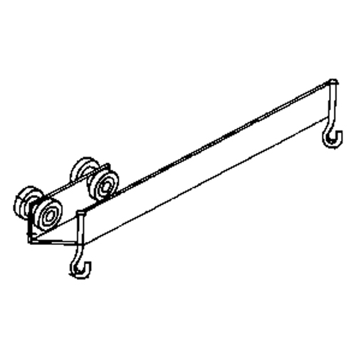 Rouleau d&eacute;port&eacute; &agrave; chevauchement des murs-rideaux D. Morneault & Fils