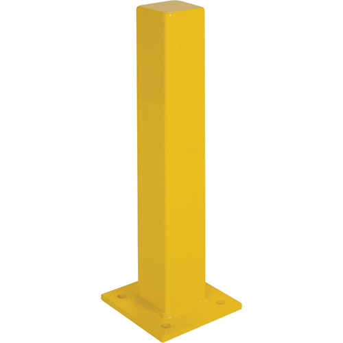 Heavy-Duty Bollards, Steel, 24" H x 4" W, Yellow D. Morneault & Fils