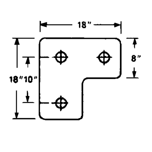Butoirs de quai en caoutchouc moul&eacute;s, Caoutchouc, 18" la x 4" p x 18" h D. Morneault & Fils