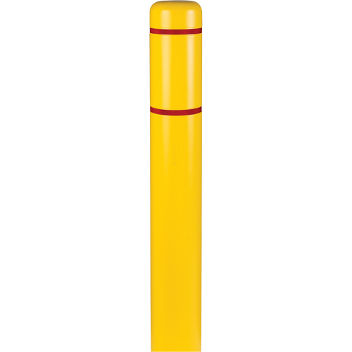 Capuchons en polyethylene pour borne de protection, 6-5/8" dia. x 72" l, Jaune D. Morneault & Fils