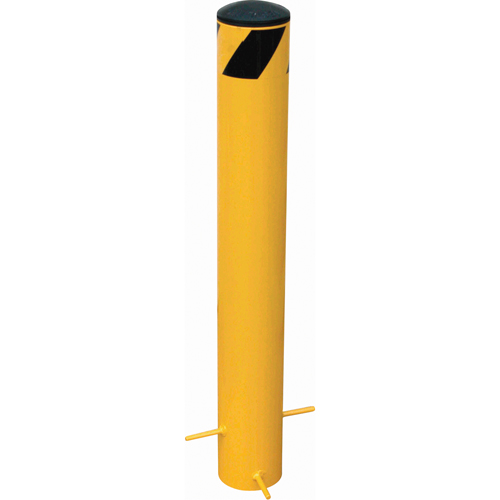 Bornes &agrave; couler, Acier, 42-1/2" h x 5-9/16" la, Jaune D. Morneault & Fils