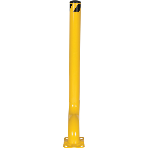 Borne d&eacute;sax&eacute;e, Acier, 54" h x 4-1/2" la, Jaune D. Morneault & Fils