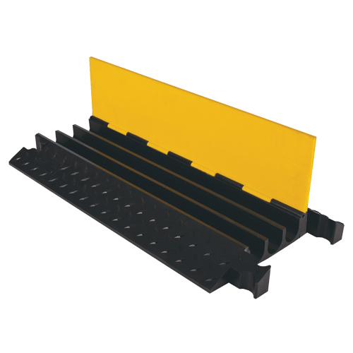 Yellow Jacket&reg; Heavy Duty Cable Protector, 3 Channels, 36" L x 18.5" W x 2.875" H D. Morneault & Fils