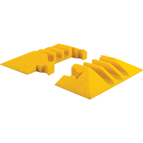 Yellow Jacket&reg; 3-Channel Heavy Duty Cable Protector - End Caps D. Morneault & Fils