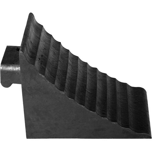 Cale de roue, 9-3/4" x 7-1/4" x 7-3/4", Noir D. Morneault & Fils