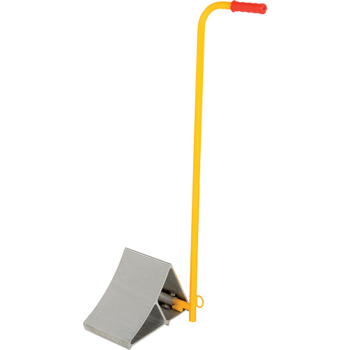 Aluminum Wheel Chock With Handle, 7" W x 11-7/8" D x 7-11/16" H D. Morneault & Fils