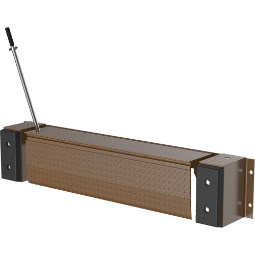 Niveleur de quai m&eacute;canique Edge-O-Dock, 93" la, 66" Largeur de la plateforme, 29" Port&eacute;e D. Morneault & Fils