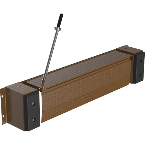 Niveleur de quai m&eacute;canique Edge-O-Dock, 93" la, 66" Largeur de la plateforme, 29" Port&eacute;e D. Morneault & Fils