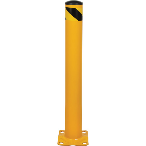 Butoir, Acier, 36" h x 4-1/2" la, Jaune D. Morneault & Fils