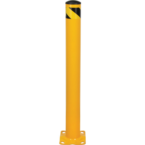 Butoir, Acier, 42" h x 4-1/2" la, Jaune D. Morneault & Fils