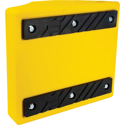 Heavy-Duty Wheel Chocks, Urethane, Yellow, 15-1/2" W x 17-7/10" D x 10" H D. Morneault & Fils