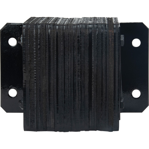 Laminated Dock Bumpers, Horizontal, Rubber, 12" W x 4" D x 10" H D. Morneault & Fils