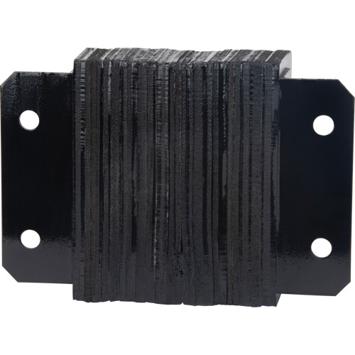 Laminated Dock Bumpers, Horizontal, Rubber, 12" W x 4" D x 10" H D. Morneault & Fils