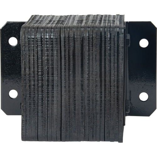 Laminated Dock Bumpers, Horizontal, Rubber, 12" W x 6" D x 10" H D. Morneault & Fils