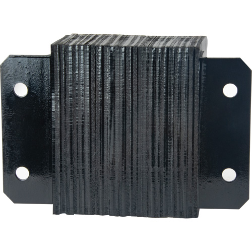 Laminated Dock Bumpers, Horizontal, Rubber, 12" W x 6" D x 10" H D. Morneault & Fils