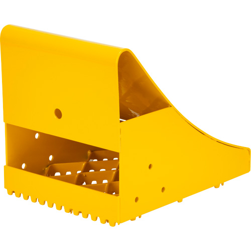 Cales-roue pour la glace, Acier, Jaune, 8-1/16" la x 10-5/8" p x 8-13/16" h D. Morneault & Fils
