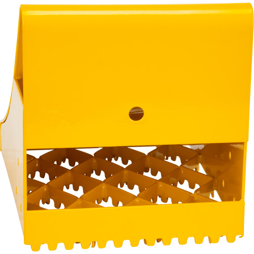 Cales-roue pour la glace, Acier, Jaune, 8-1/16" la x 10-5/8" p x 8-13/16" h D. Morneault & Fils