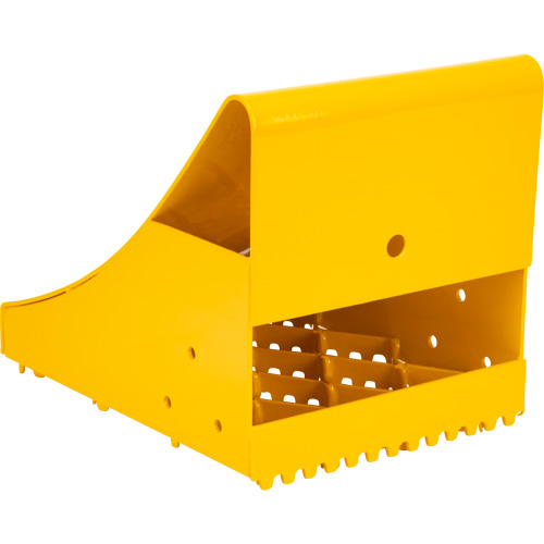 Cales-roue pour la glace, Acier, Jaune, 8-1/16" la x 10-5/8" p x 8-13/16" h D. Morneault & Fils