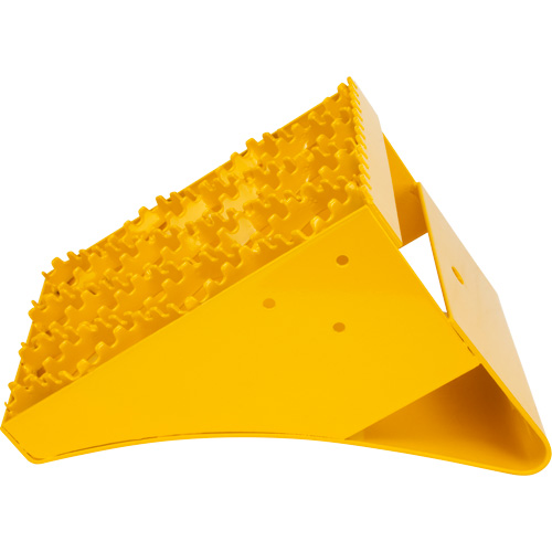 Cales-roue pour la glace, Acier, Jaune, 8-1/16" la x 10-5/8" p x 8-13/16" h D. Morneault & Fils