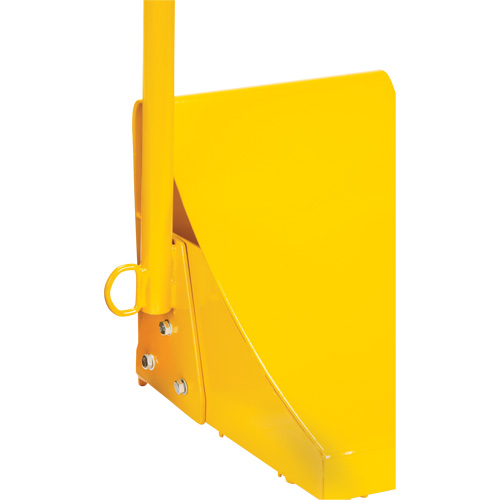 Cale de roue pour la glace avec poign&eacute;e ergonomique, Acier, Jaune, 8-1/16" la x 10-5/8" p x 8-13/16" h D. Morneault & Fils