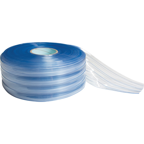 Rideau en lani&egrave;res nervur&eacute;es pour basses temp&eacute;ratures, 164' x 12" x 0,120" D. Morneault & Fils