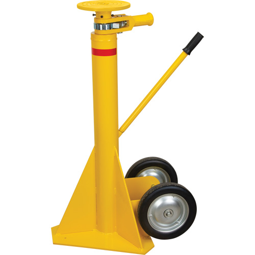 100,000 lbs. Static Capacity Ratchet Trailer Jack, 20 tons Lift Capacity D. Morneault & Fils