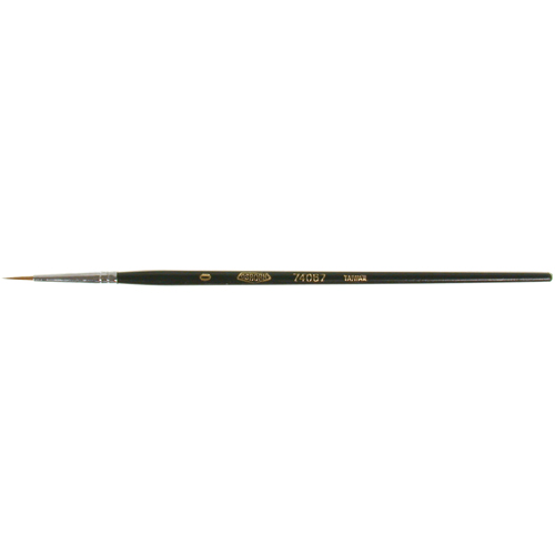 Pinceau d'artiste, Largeur de la brosse de 1/16", Martre rouge, Manche &agrave; Bois D. Morneault & Fils