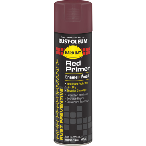 V2100 System Enamel Spray Primer, Red, Matte, 15 oz., Aerosol Can D. Morneault & Fils