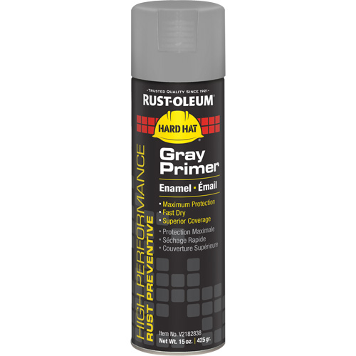 V2100 System Enamel Spray Primer, Gray, Matte, 15 oz., Aerosol Can D. Morneault & Fils