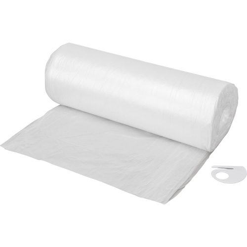 Toile de protection, 400' lo x 9' la, Plastique D. Morneault & Fils
