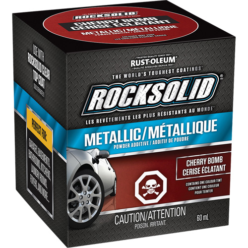 RockSolid&reg; Metallic Powder Additive, 60 mL, Bottle, Cherry Bomb D. Morneault & Fils