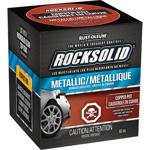 RockSolid&reg; Metallic Powder Additive, 60 mL, Bottle, Copper Pot D. Morneault & Fils