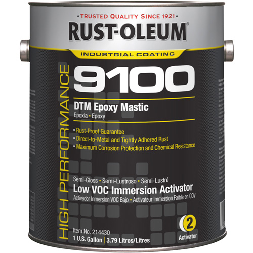 Activateur (250 COV) pour l'immersion du mastic &eacute;poxydique DTM du syst&egrave;me 9100, Gallon D. Morneault & Fils