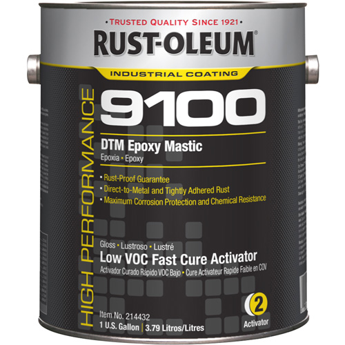 9100 System DTM Epoxy Mastic Fast Cure 250 VOC Activator, Gallon D. Morneault & Fils
