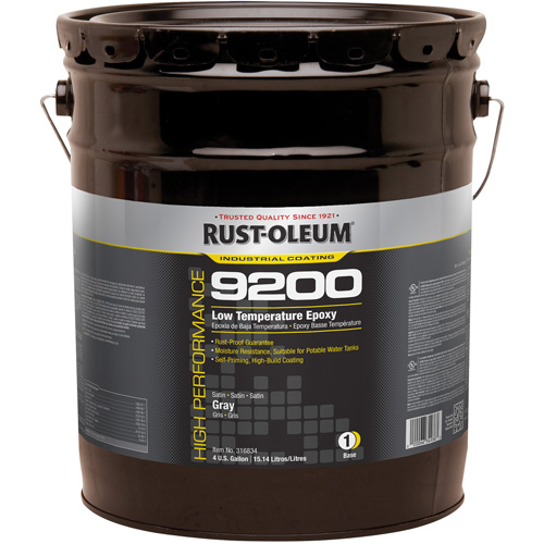 9200 System Low Temperature Epoxy Base, Grey, 4 gal., Pail D. Morneault & Fils