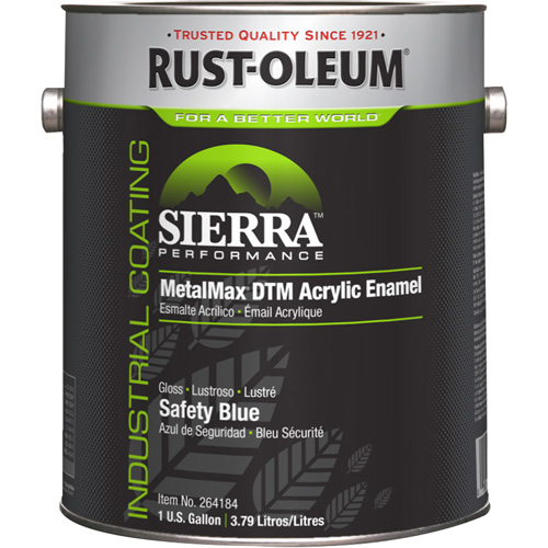 &eacute;mail acrylique DTM Sierra Performance MetalMax Plus, Gallon, Bleu D. Morneault & Fils