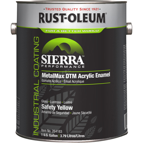 Sierra Performance MetalMax&reg; Plus DTM Acrylic Enamel, Gallon, Yellow D. Morneault & Fils