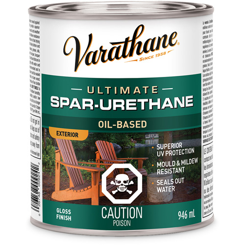 Rev&ecirc;tement &agrave; fini diamant pour bois Varathane, 946 ml, Transparent, Brillant D. Morneault & Fils