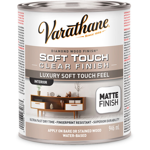 Varathane&reg; Diamond Wood Finish&reg; Coating, 946 ml, Clear, Matte D. Morneault & Fils
