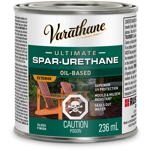 Varathane&reg; Diamond Outdoor Wood Finish, 236 ml, Clear, Gloss D. Morneault & Fils