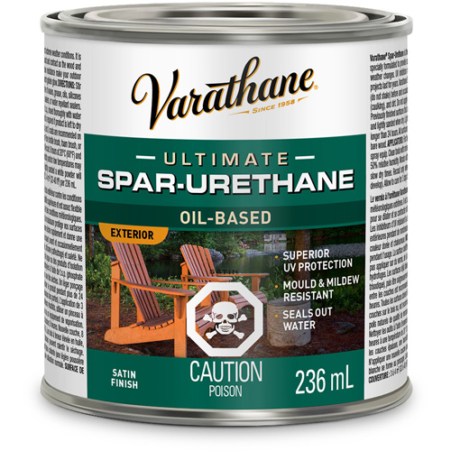 Fini diamant pour bois Varathane ext&eacute;rieur, 236 ml, Transparent, Satin D. Morneault & Fils