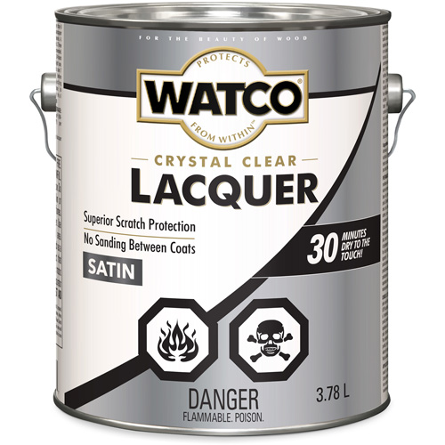 Laque pour bois Watco, 3,78 L, Transparent, Satin D. Morneault & Fils