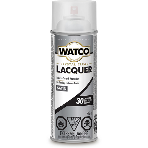 Watco&reg; Lacquer Wood Finish, 319 g, Clear, Satin D. Morneault & Fils