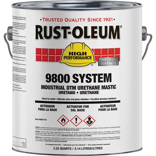 9800 System DTM Urethane Mastic Activator, 1 gal. D. Morneault & Fils