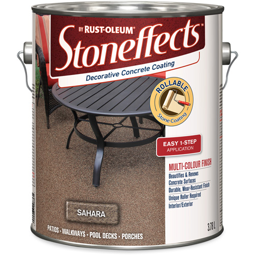 Rev&ecirc;tement de b&eacute;ton d&eacute;coratif Stoneffects, 3,78 L, Textur&eacute;, Beige D. Morneault & Fils