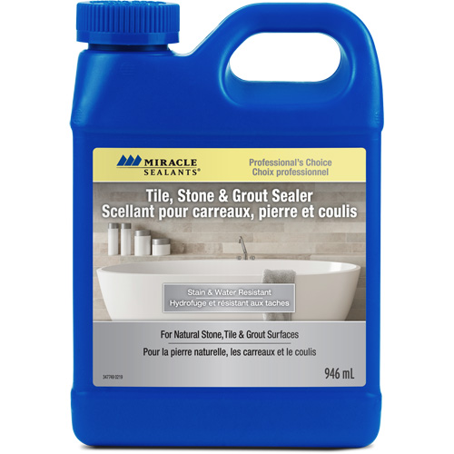 Scellant pour carreaux, pierres et coulis Miracle Sealants, Cruche D. Morneault & Fils